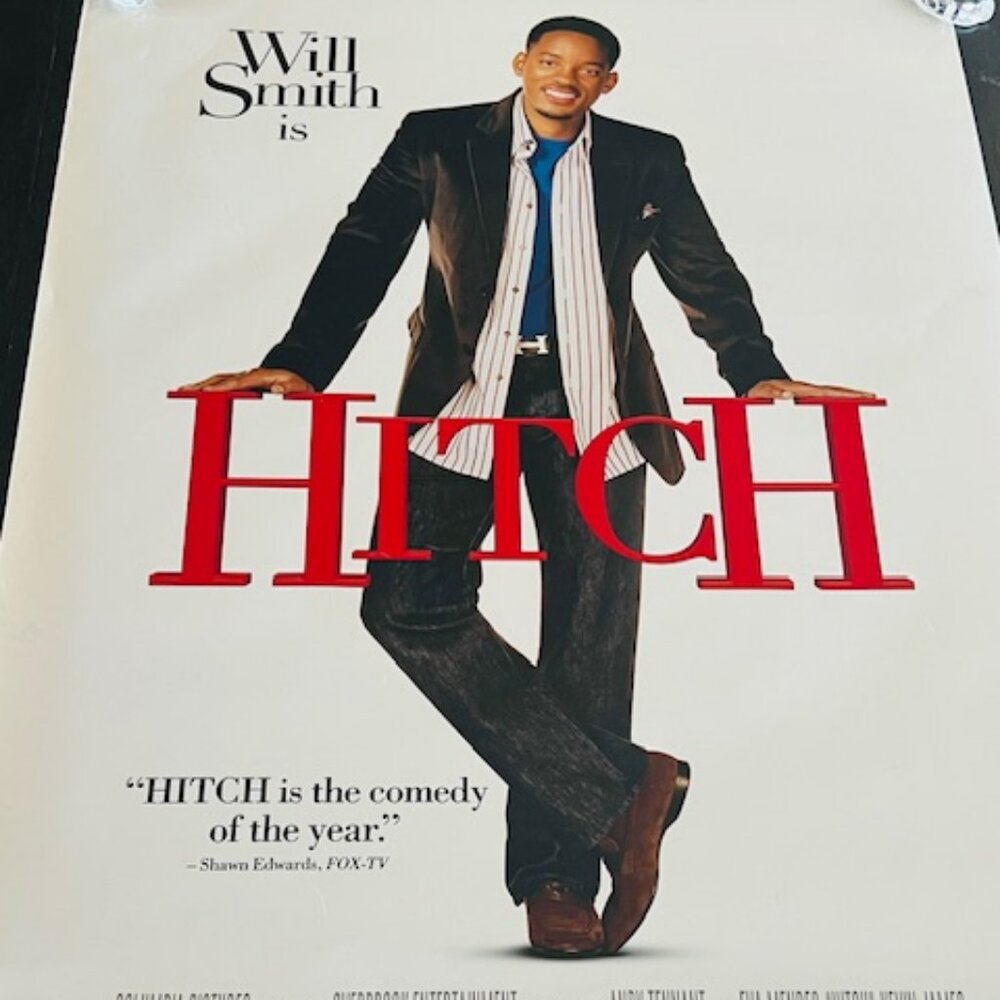 Movie Theater Cinema Poster Lobby Card 2005 Hitch Will Smith Comedy Vtg Retro